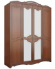 Фото Шкаф Лотос лакированный ШР-4 (178) четырехдверный от производителя Браво-мебель в Краснодаре по цене 55&nbsp;190 ₽
