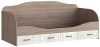 Фото Кровать односпальная с ящиками Афина (СМ 90х200) без основания от производителя Мебель Маркет в Краснодаре по цене 21&nbsp;910 ₽