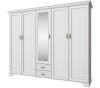 Фото Шкаф 5DG2SZ Тиффани (Tiffany) (259) пятидверный от производителя Анрэкс в Краснодаре по цене 108&nbsp;200 ₽